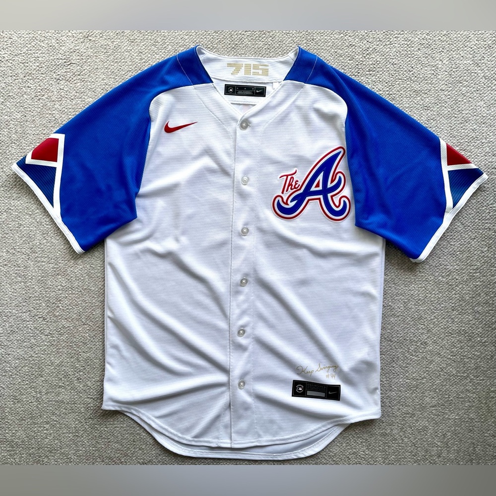 Nike Atlanta Braves City Connect Ronald Acuña Jr Limited Edition Baseball Jersey - Picture 2 of 9
